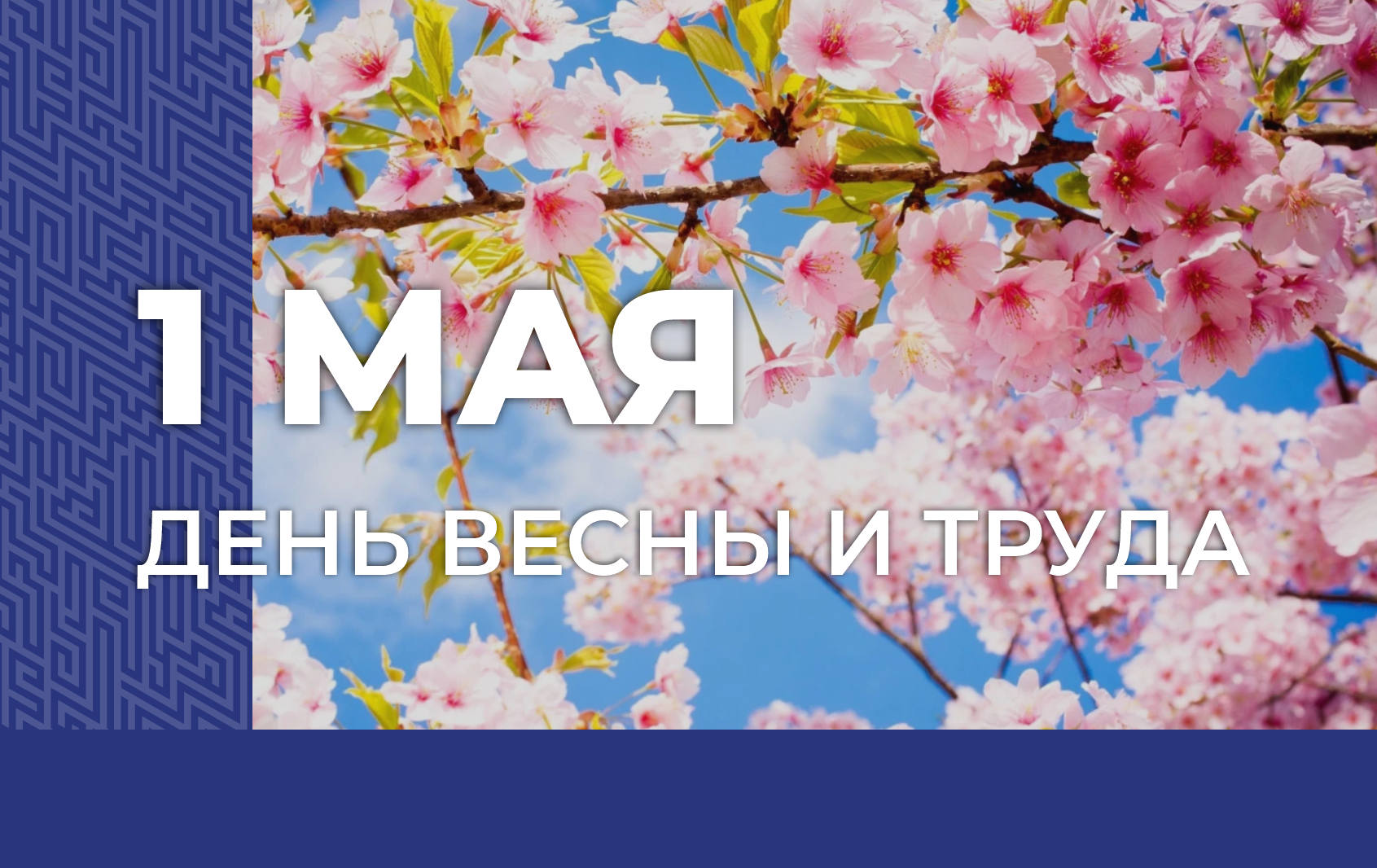 С Праздником Весны и Труда!