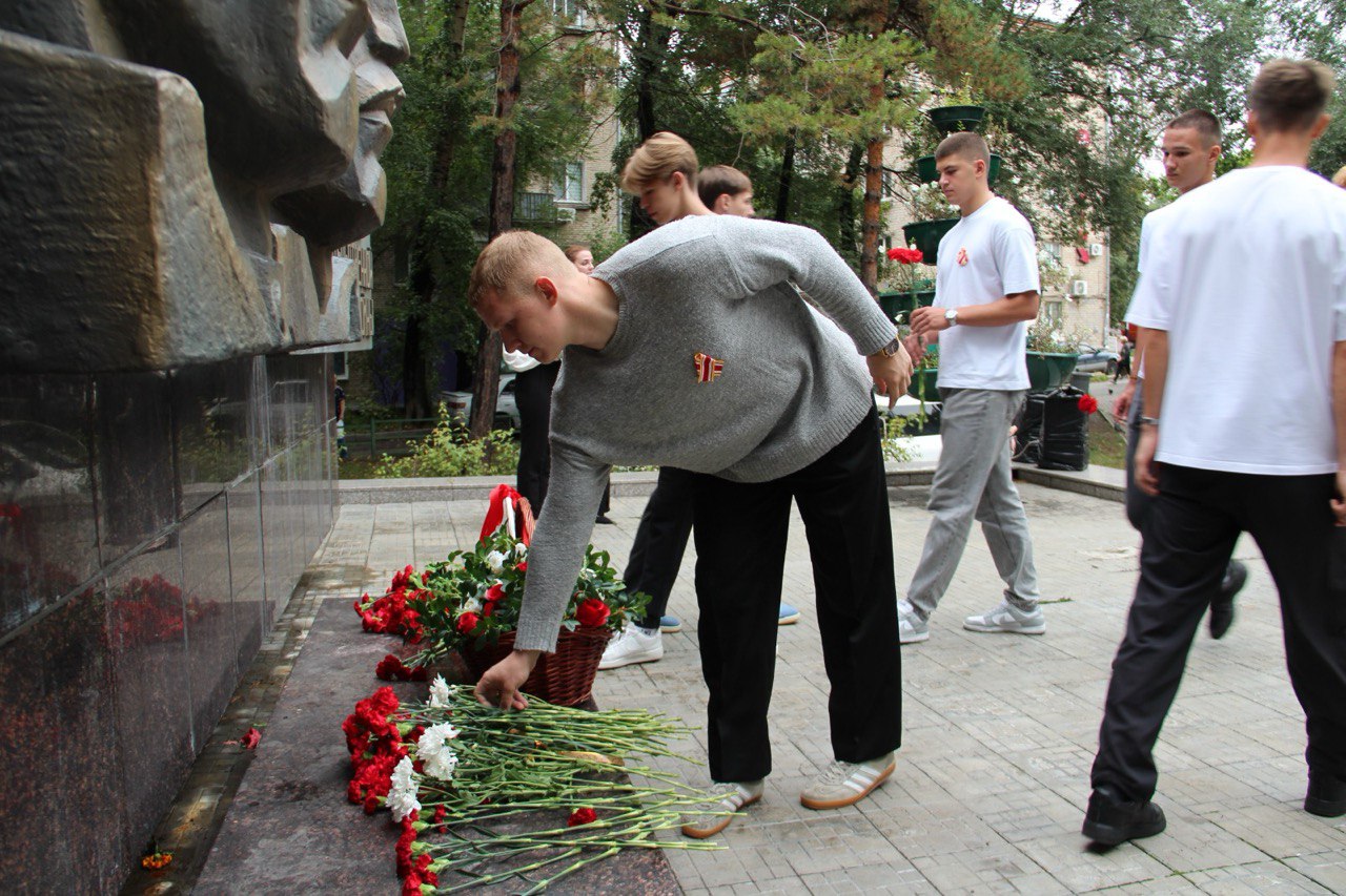 Студенты ДВГАФК отметили День победы над милитаристской Японией и окончания Второй мировой войны